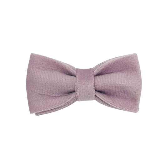 Lavender Velvet Cat Bow Tie