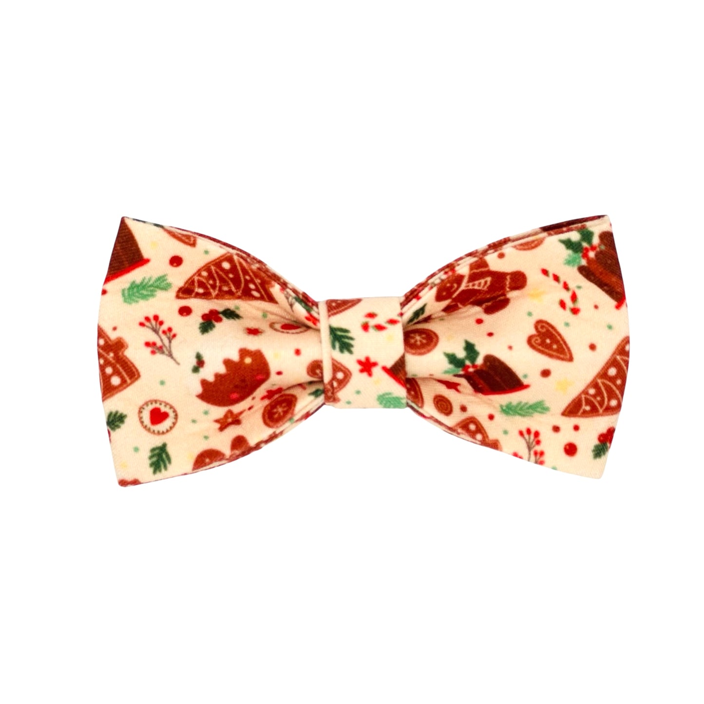 Christmas Gingerbread Cat Bow Tie