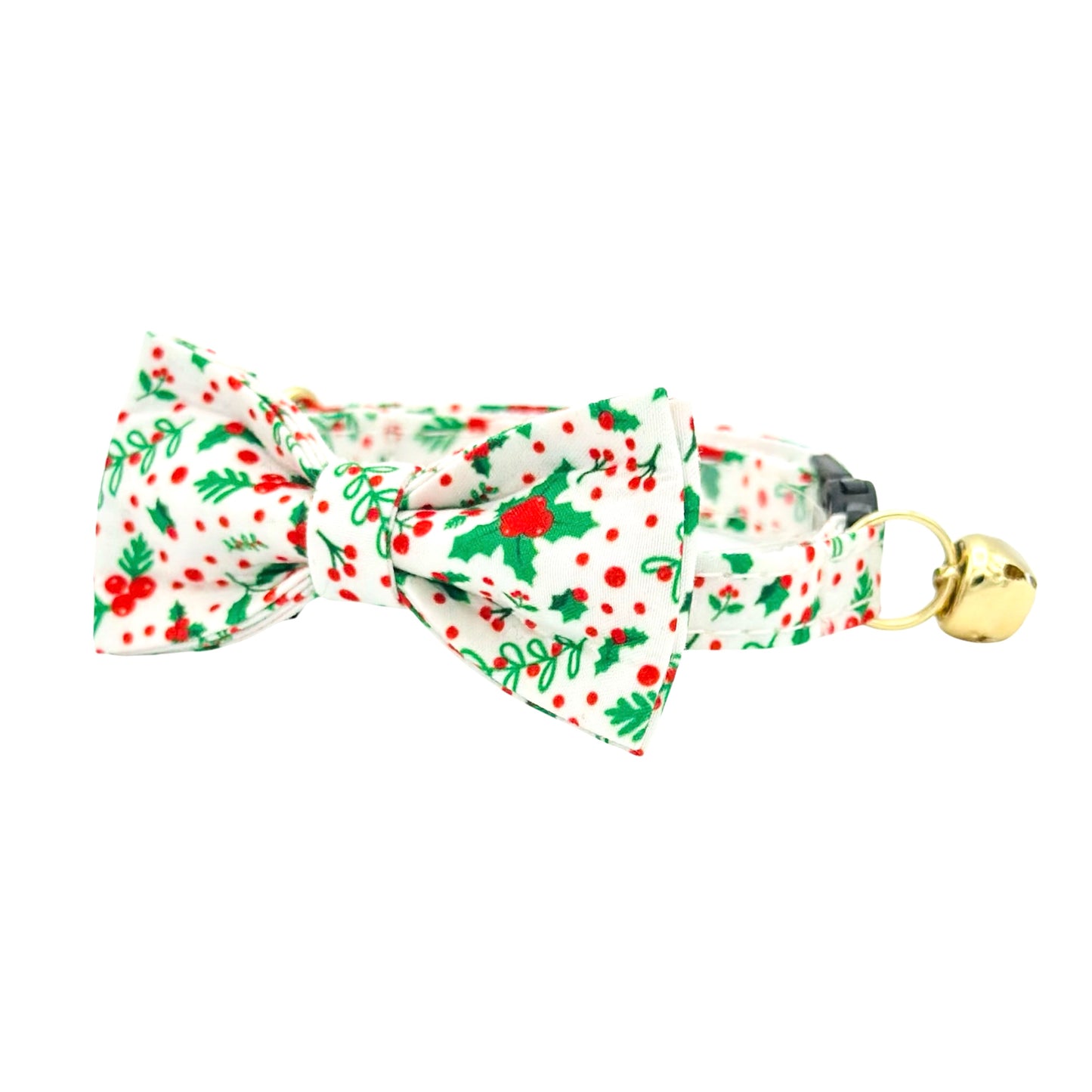 Christmas Poinsettia Cat Collar